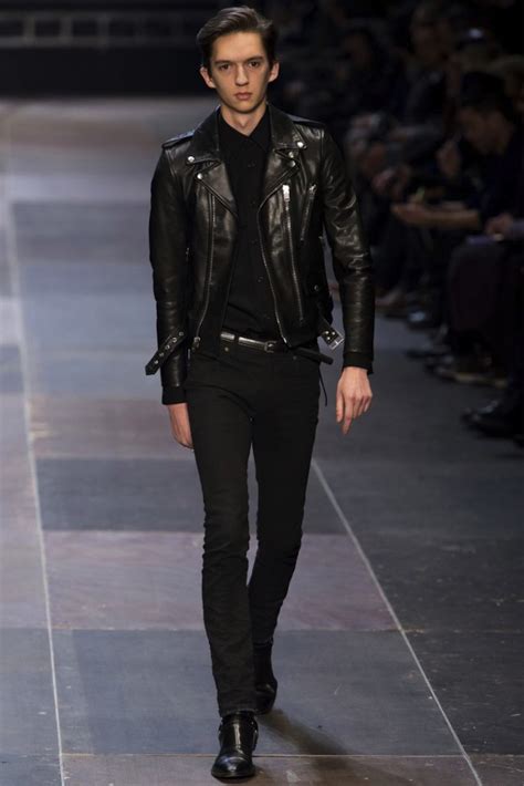 hedi slimane ysl boots|Hedi Slimane × Saint Laurent Paris 15SS Black Leather Zipped.